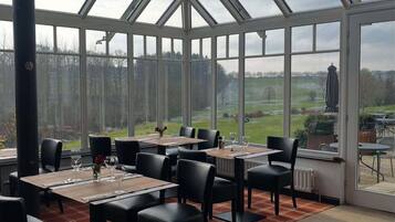 Breakfast, lunch, dinner served; Regional cuisine, garden views