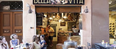 Vue depuis lâhĂ©bergement