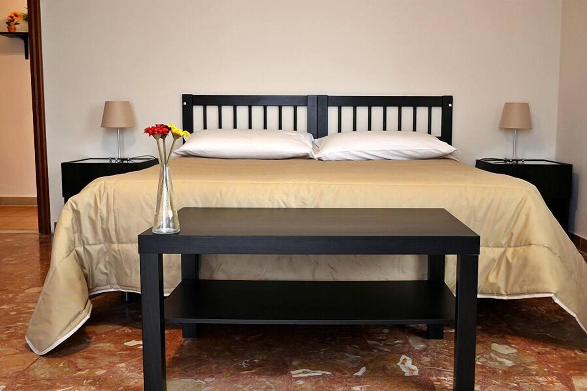 Standard Triple Room, Terrace | Desk, WiFi (free), bed sheets