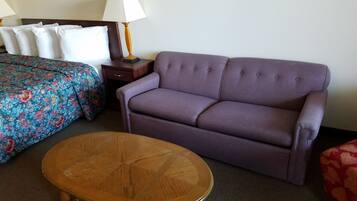 Habitación, 1 cama King size y sofá cama | Internet por cable gratis