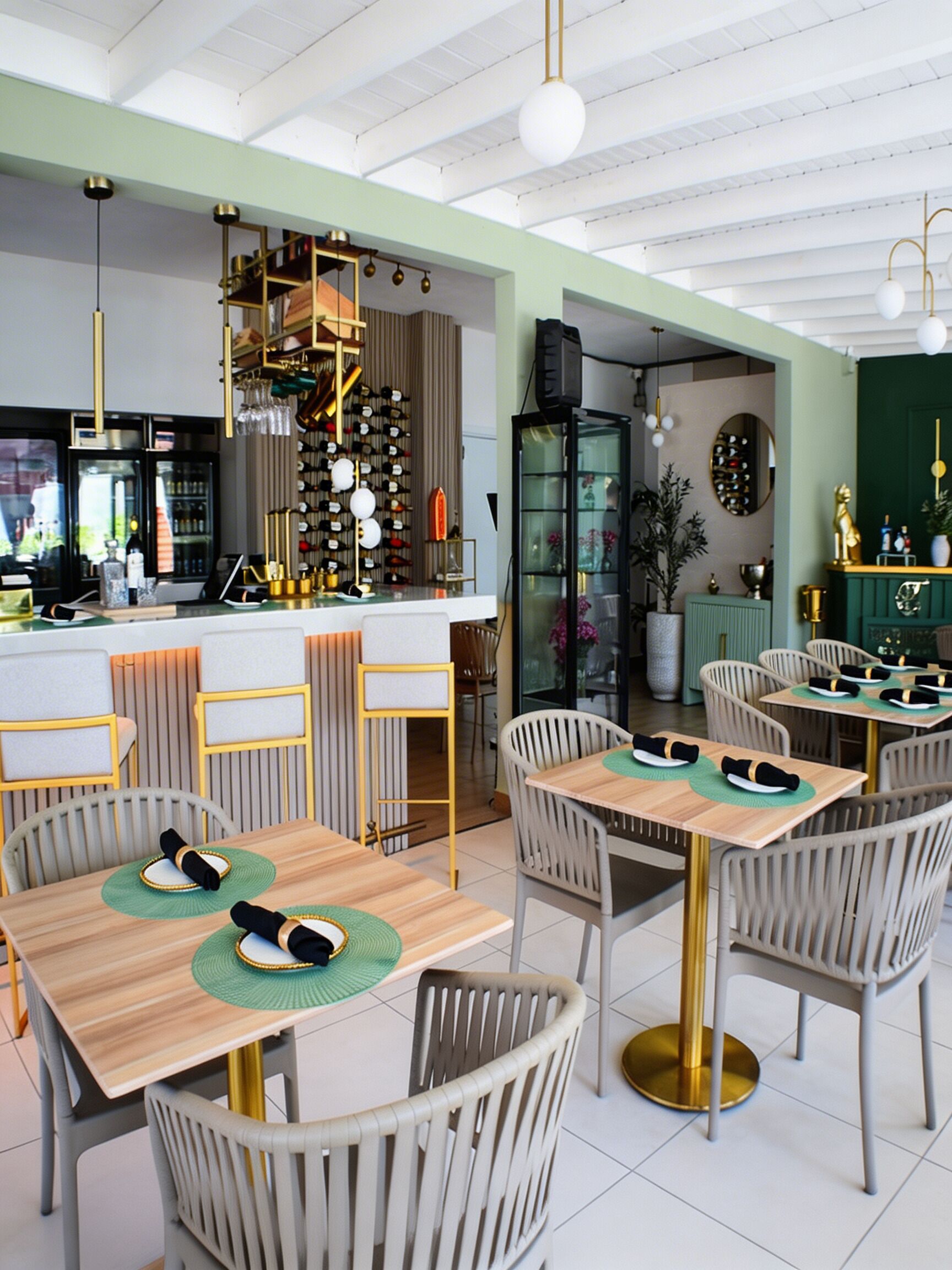 2 restaurantes; se sirve almuerzo y cena; cocina local