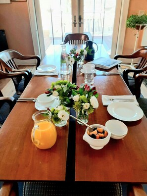 Daily full breakfast for a fee