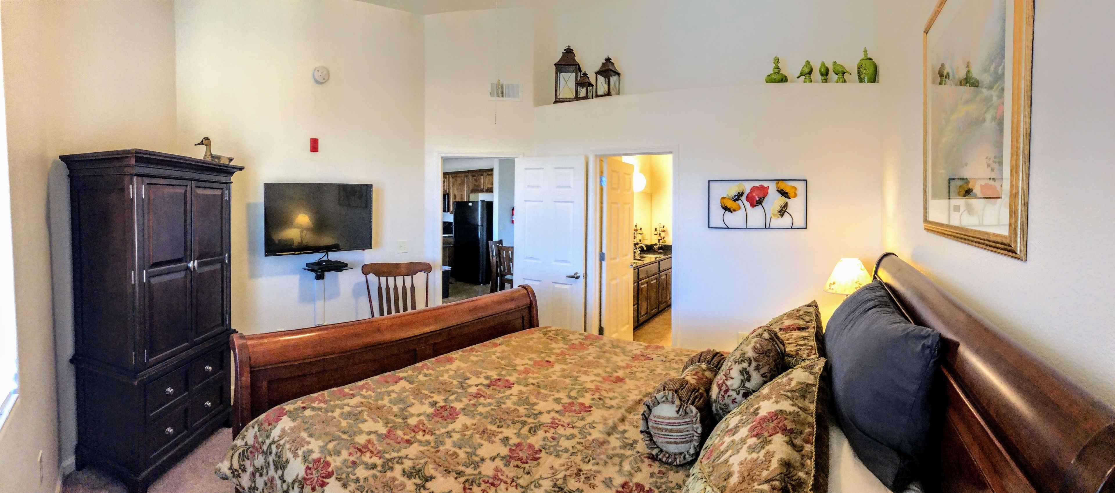 condo, pool view | 2 bedrooms, premium bedding, in-room safe, individually decorated