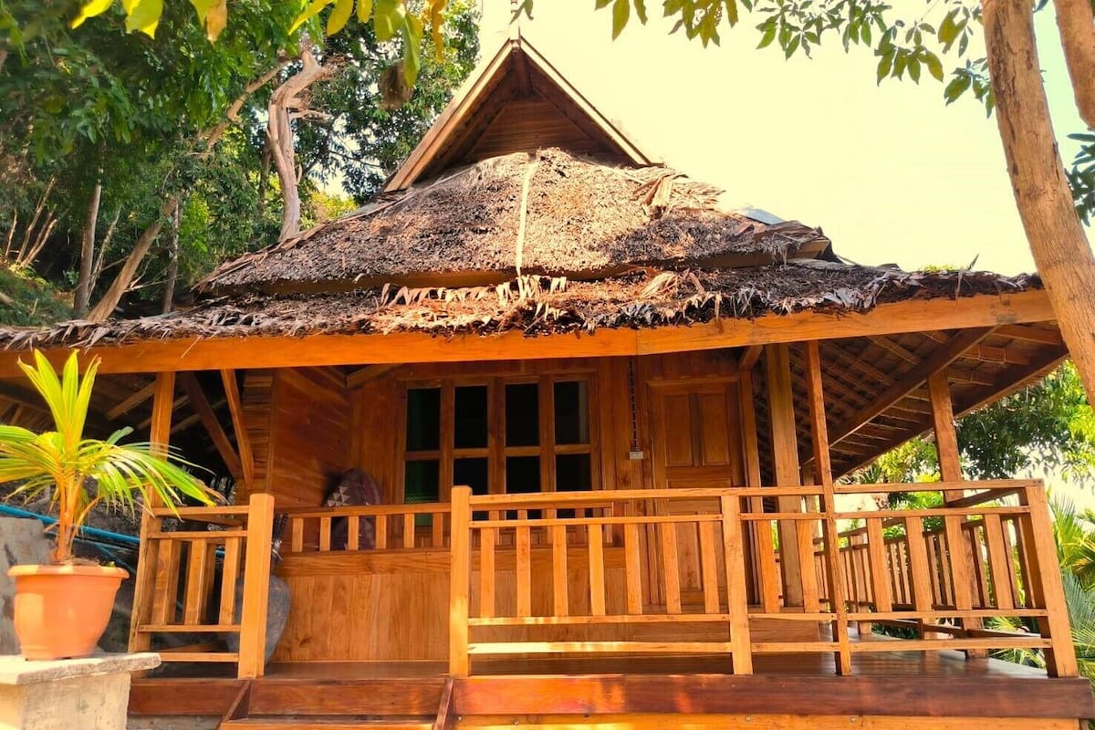 Two-Bedroom Bungalow with Garden view