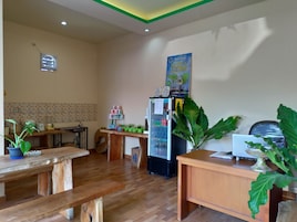 Área de estar no saguão