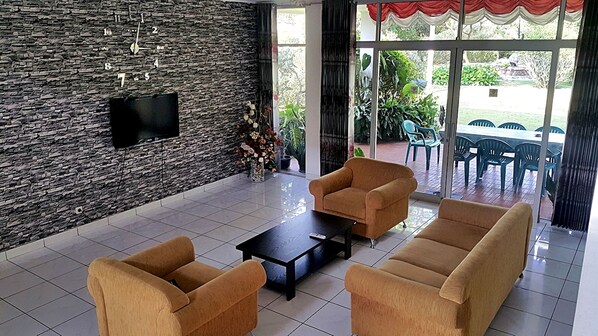 Sala de estar en el lobby