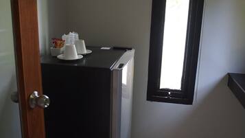 Quarto casal superior | Minirrefrigerador