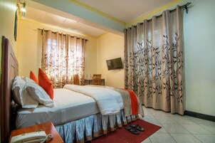 Habitación Deluxe con 1 cama doble o 2 individuales | Caja fuerte, wifi gratis, ropa de cama