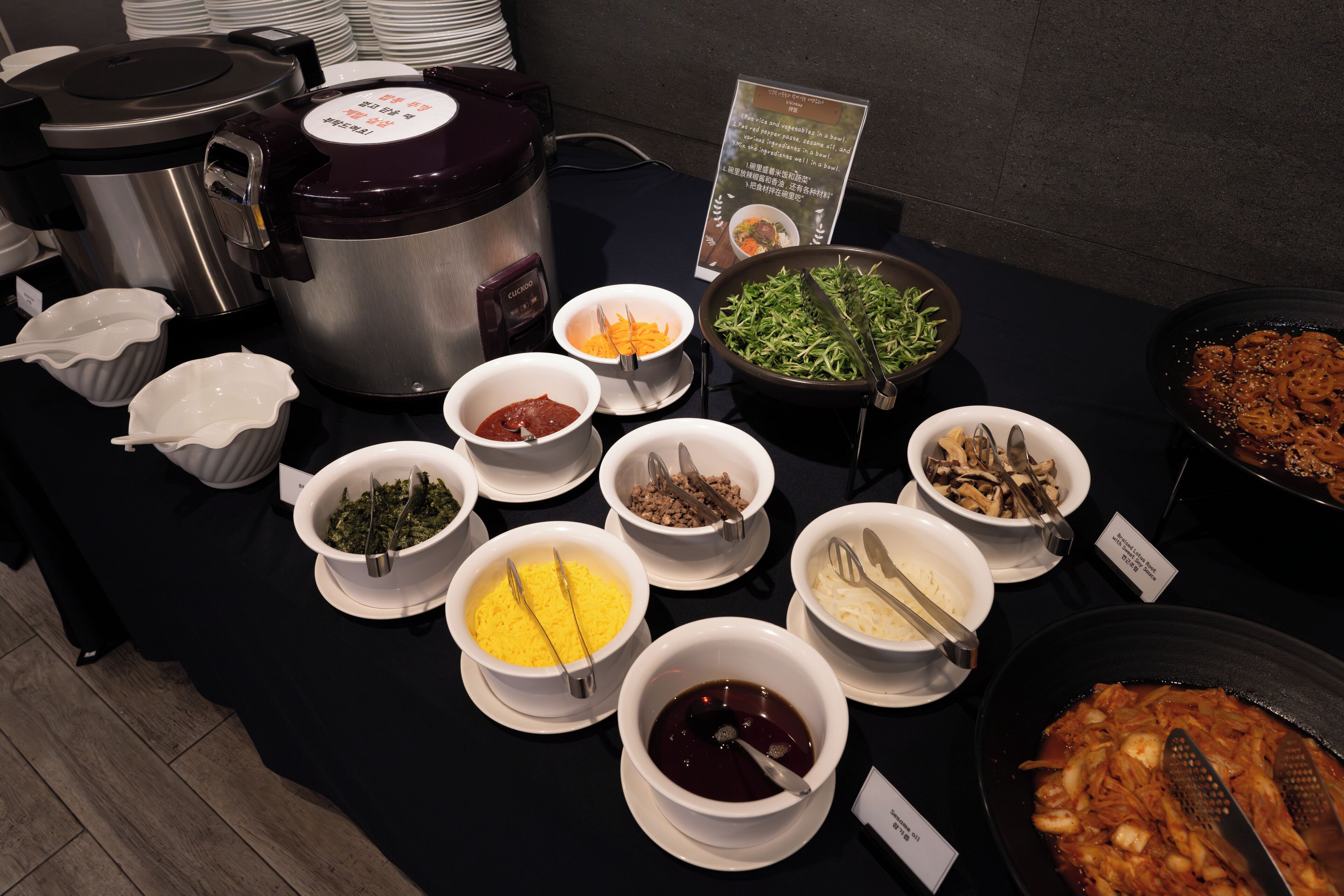 daily buffet breakfast (krw 20000 per person)