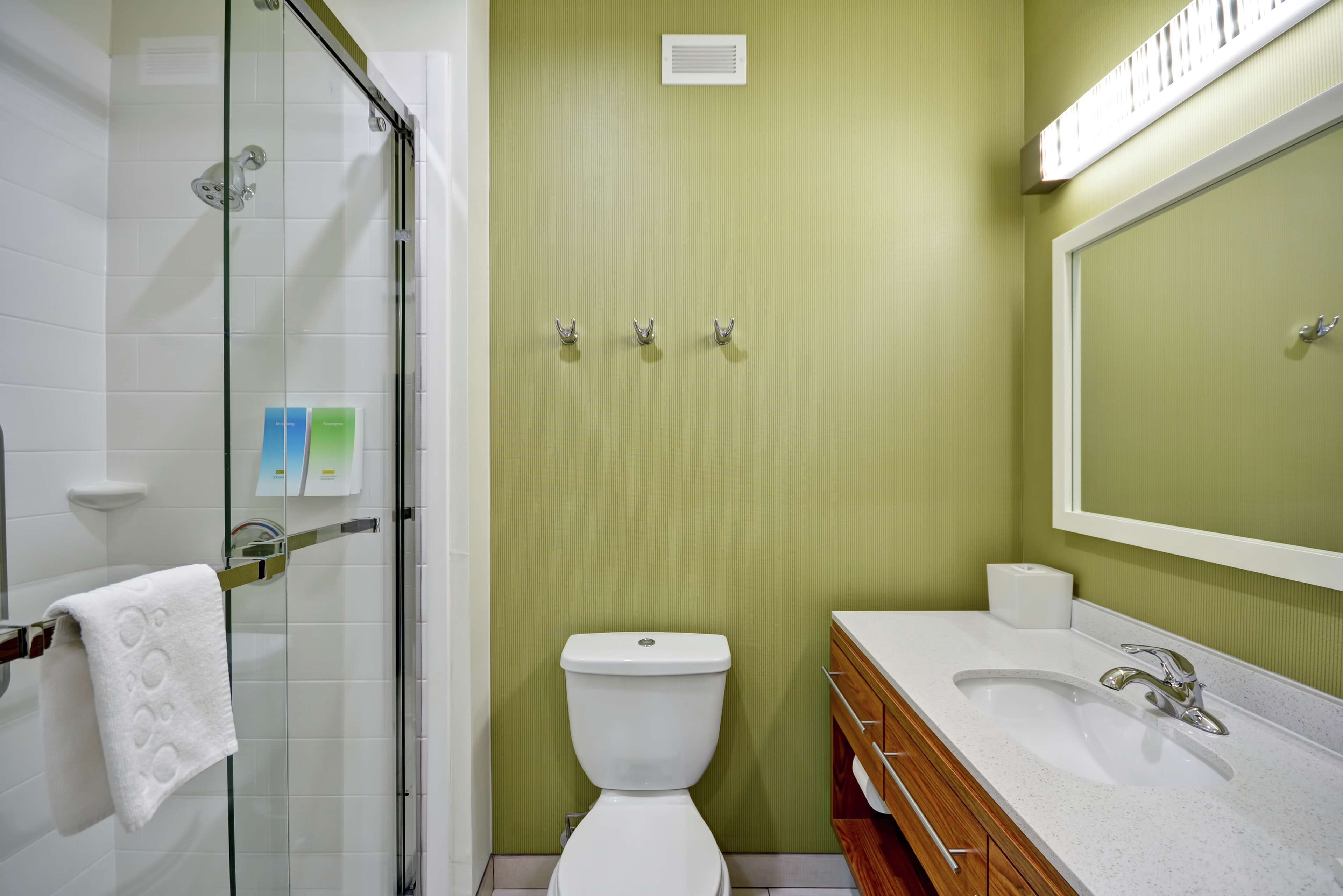 studio suite, 1 king bed, non smoking | bathroom shower