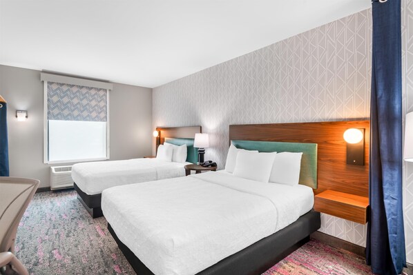 Studio, 2 Queen Beds, Non Smoking | Hypo-allergenic bedding, down duvets, in-room safe, desk - Home2 Suites by Hilton Fort Worth Southwest Cityview (Fort Worth)