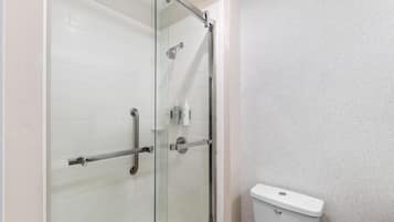 Studio Suite, 1 King Bed, Non Smoking | Bathroom shower