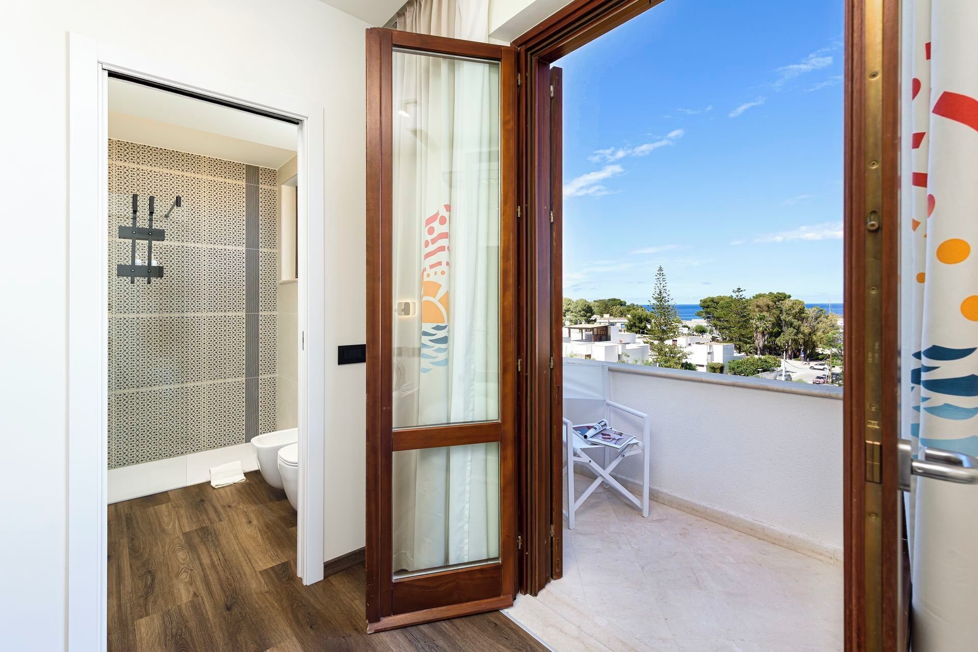 Double Room, Sea View | Premium bedding, down comforters, minibar, in-room safe