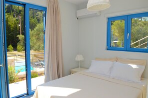 Villa, Private Pool (1) | 1 bedroom, soundproofing, iron/ironing board, free cribs/infant beds - Katerinas Village (Lefkada)