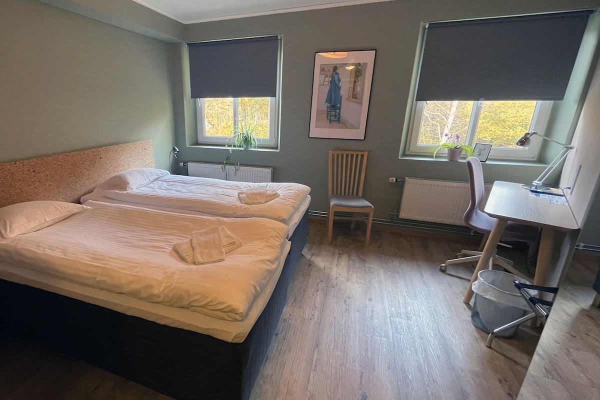 Double Room | Desk, blackout drapes, soundproofing, free WiFi