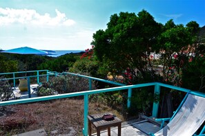 Uitzicht vanaf balkon