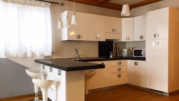 Deluxe Apartment, 2 Bedrooms (14 - Jolanda) | Private kitchen - Residenza Le Marmotte (Gressoney-la-Trinite)