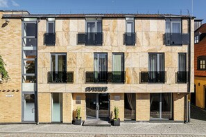 Fassade der Unterkunft