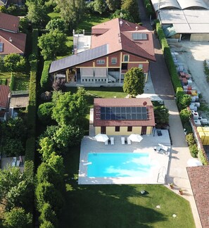 Aerial view - Residence Le Palme (Torrazza Piemonte)