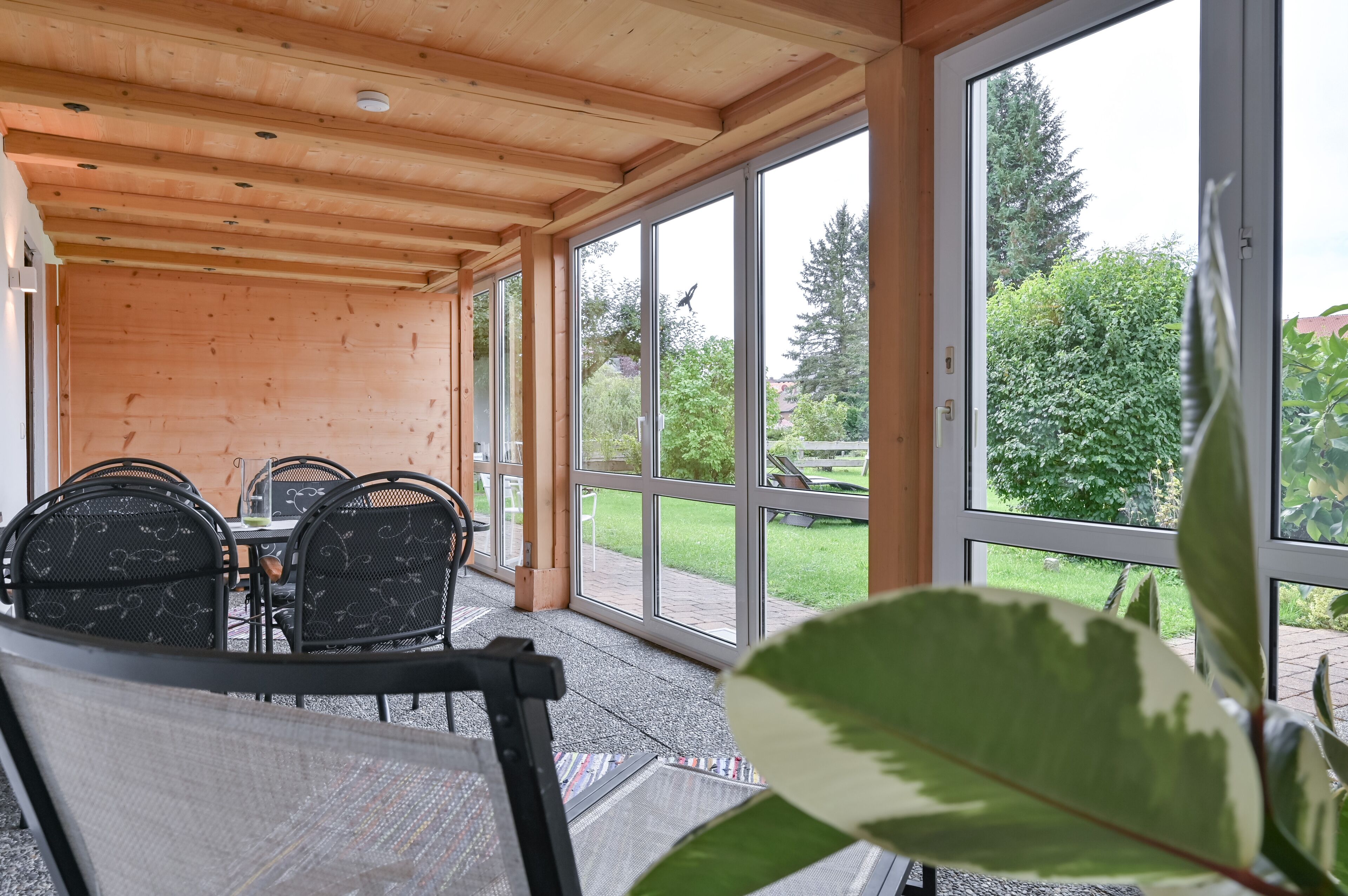 Blick von der Unterkunft