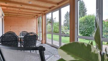 Blick von der Unterkunft