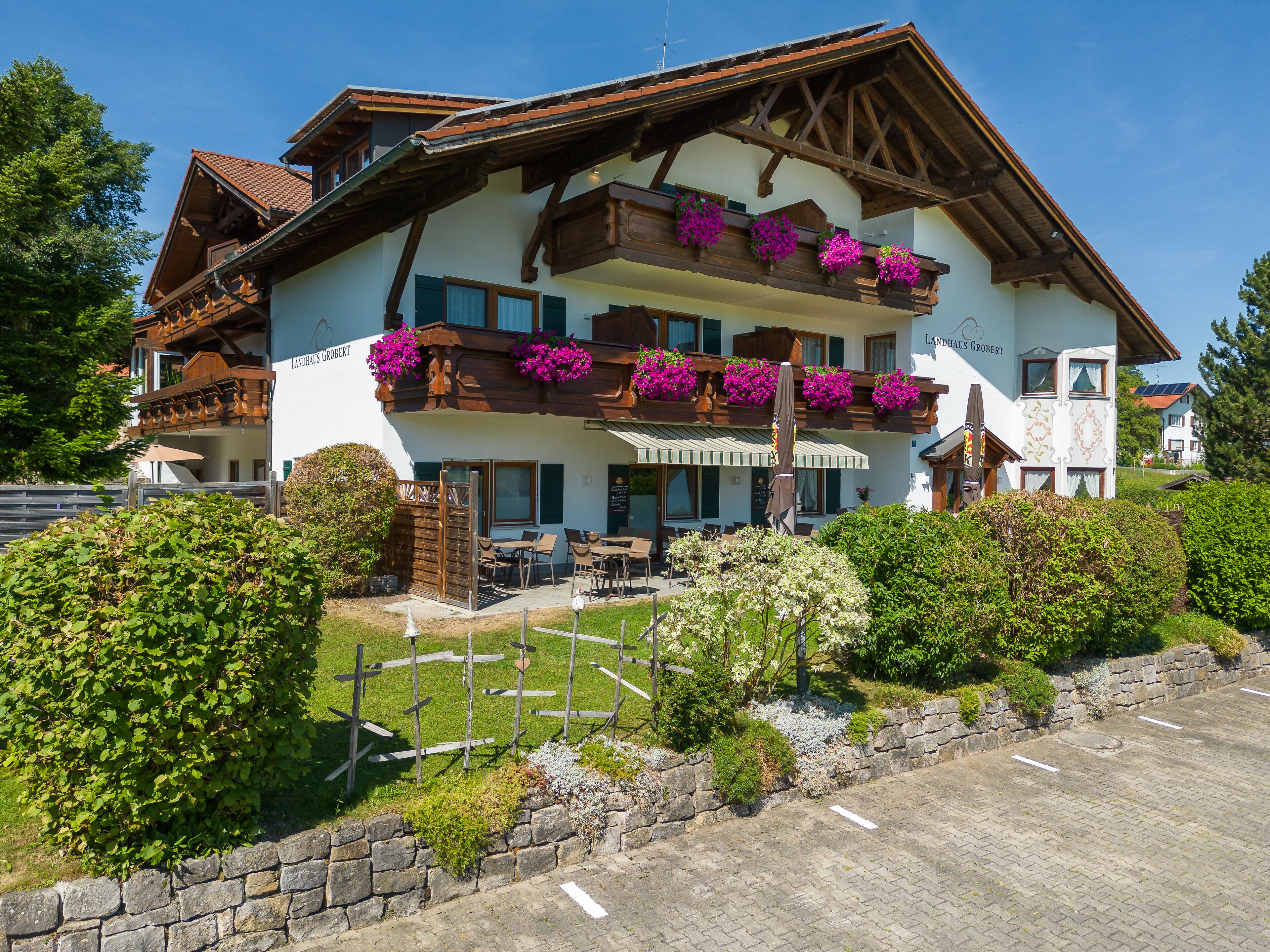 Fassade der Unterkunft