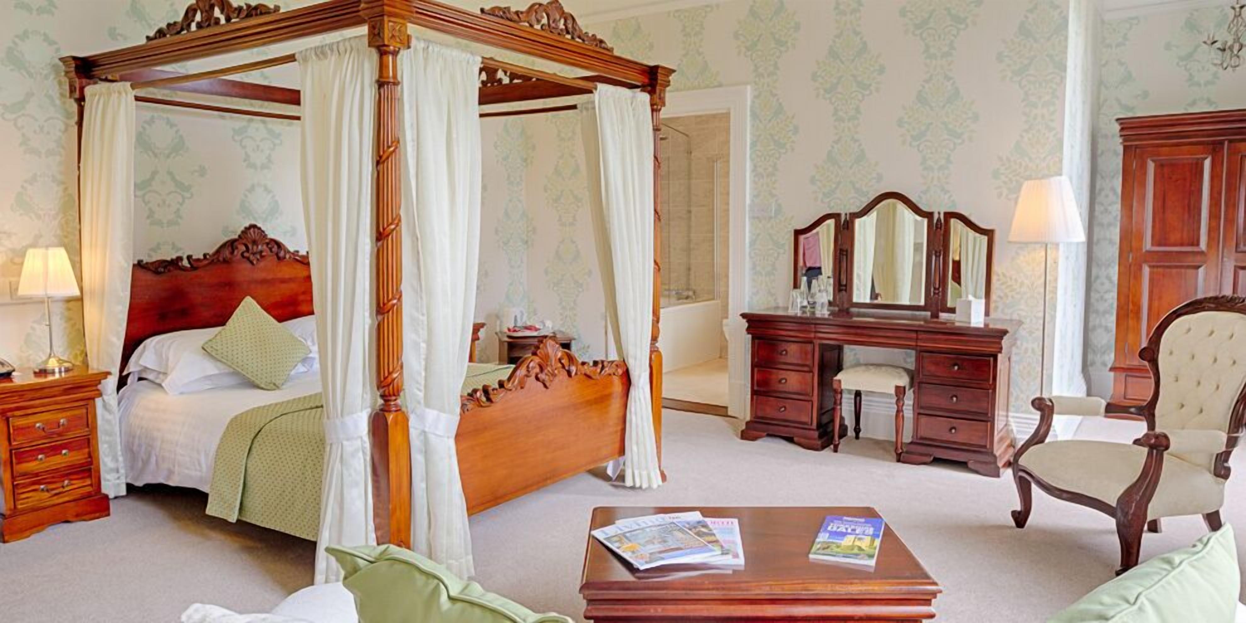 premium bedding, individually decorated, individually furnished, desk