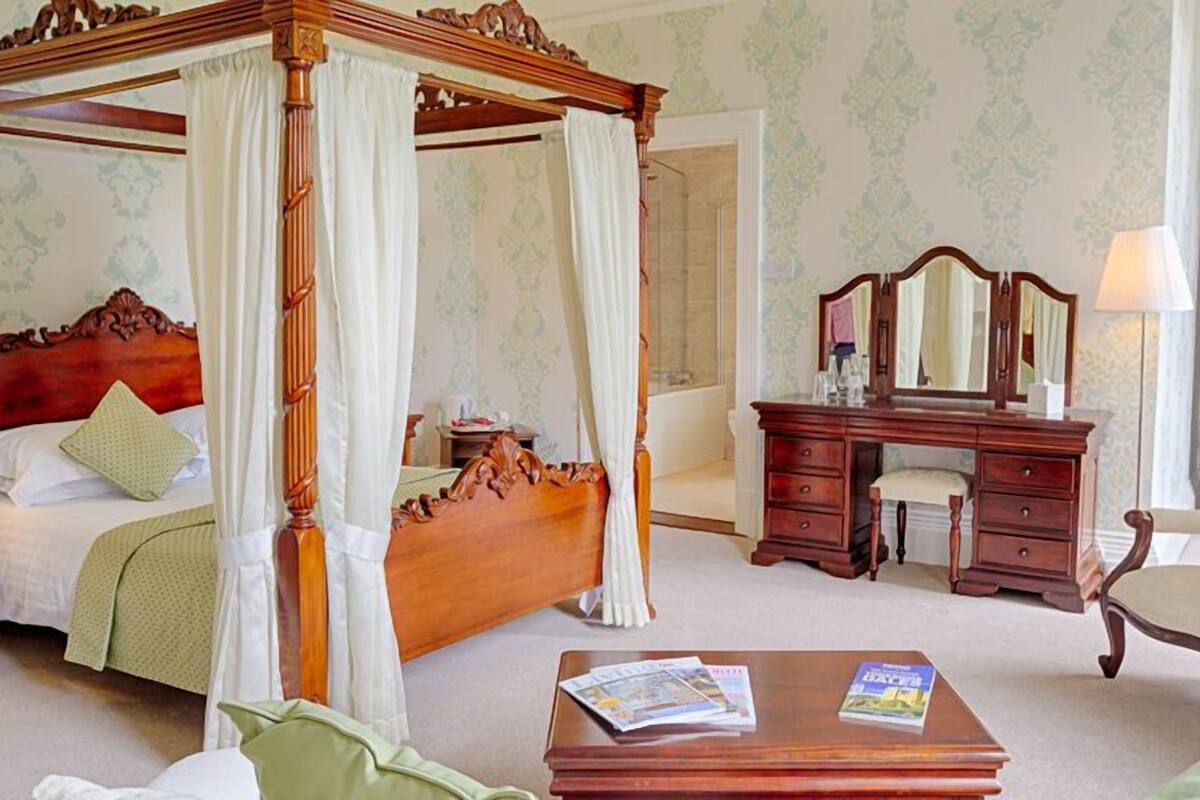 premium bedding, individually decorated, individually furnished, desk