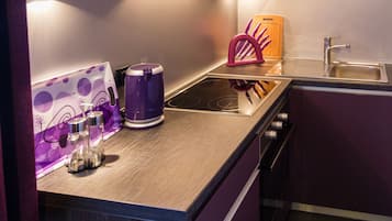 Departamento Confort, 1 habitación | Cocina privada | Tetera eléctrica