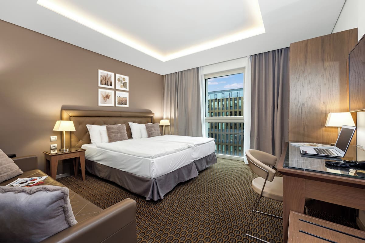 Executive Double Room | Premium bedding, down comforters, minibar, in-room safe