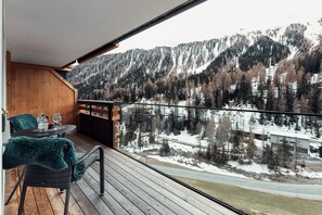 Superior Double Room, Non Smoking, Valley View (Alpine) | View from room - LARET private Boutique Hotel - Adults only (Samnaun)