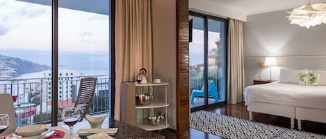 Appartement Supérieur, balcon, vue mer | Vue de la chambre