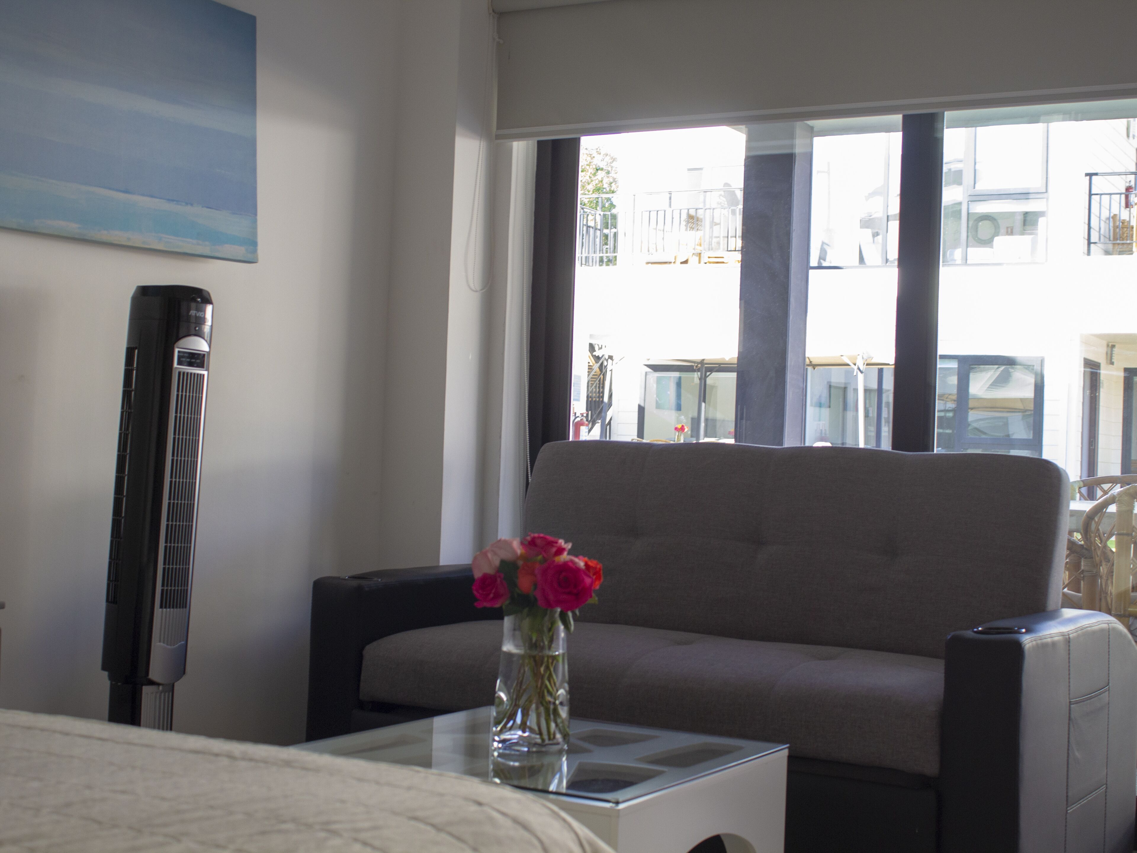 Premium bedding, down duvets, memory-foam beds, in-room safe