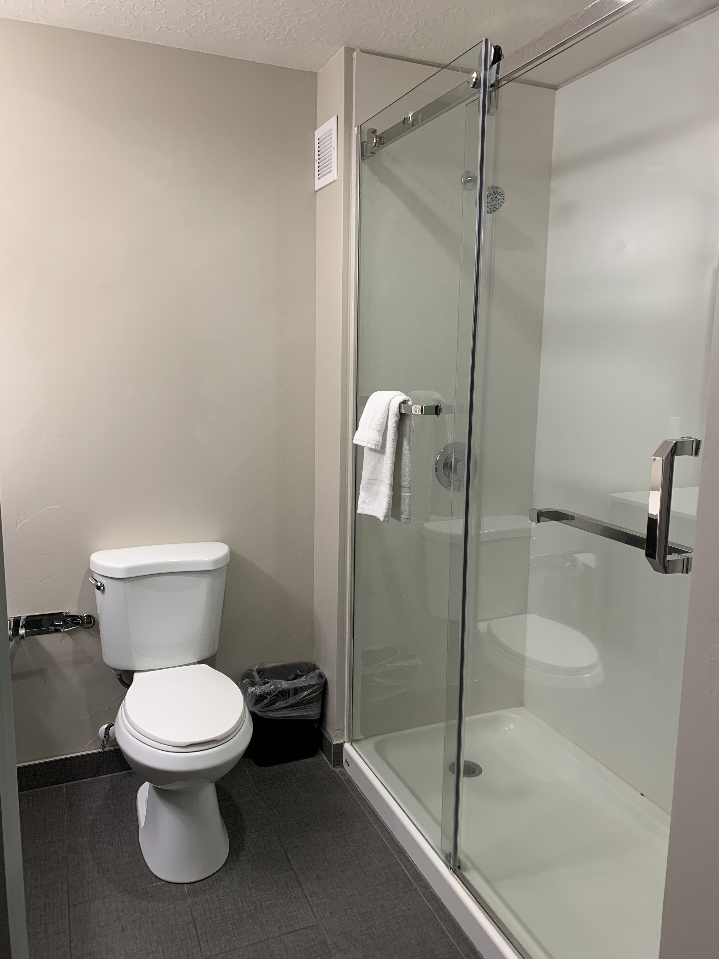 room, 1 king bed, non smoking, mountain view | bathroom | combined shower/bathtub, free toiletries, hair dryer, towels