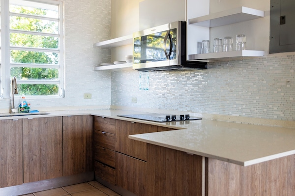 Family Apartment, Balcony, Poolside | Private kitchen