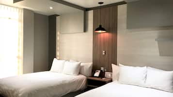 1 chambre, coffres-forts dans les chambres, fer et planche à repasser
