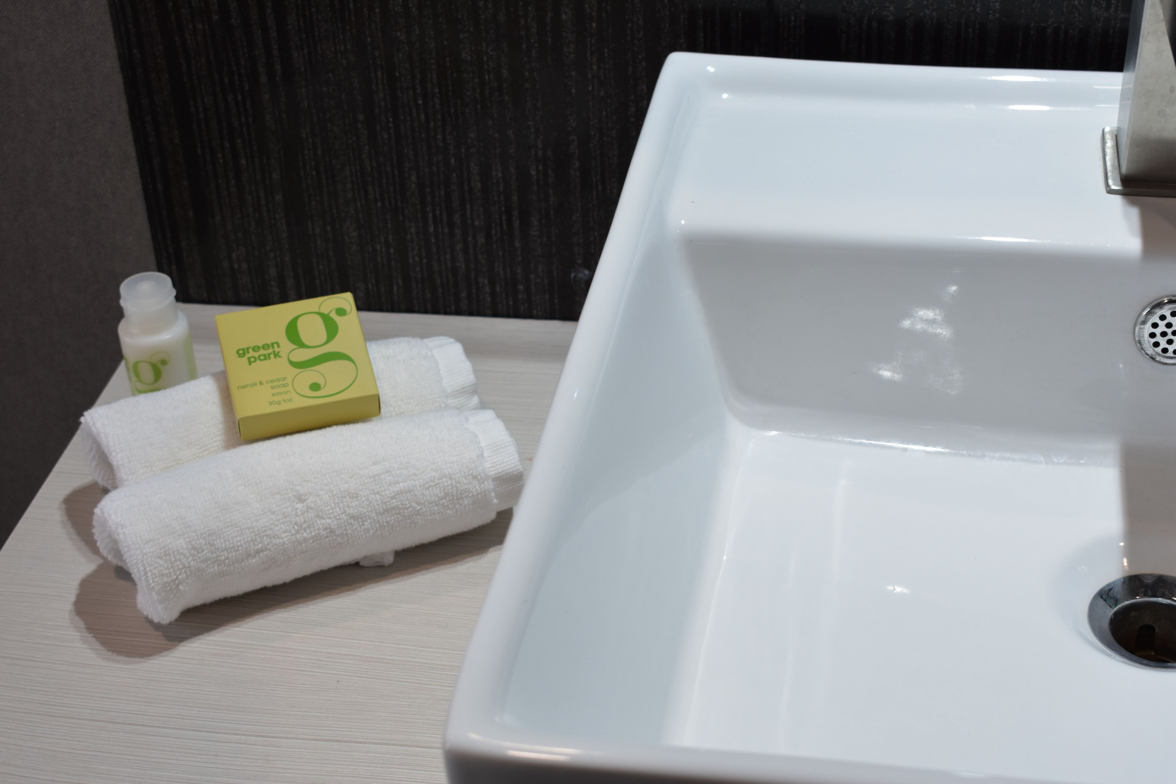 executive room, city view | bathroom sink