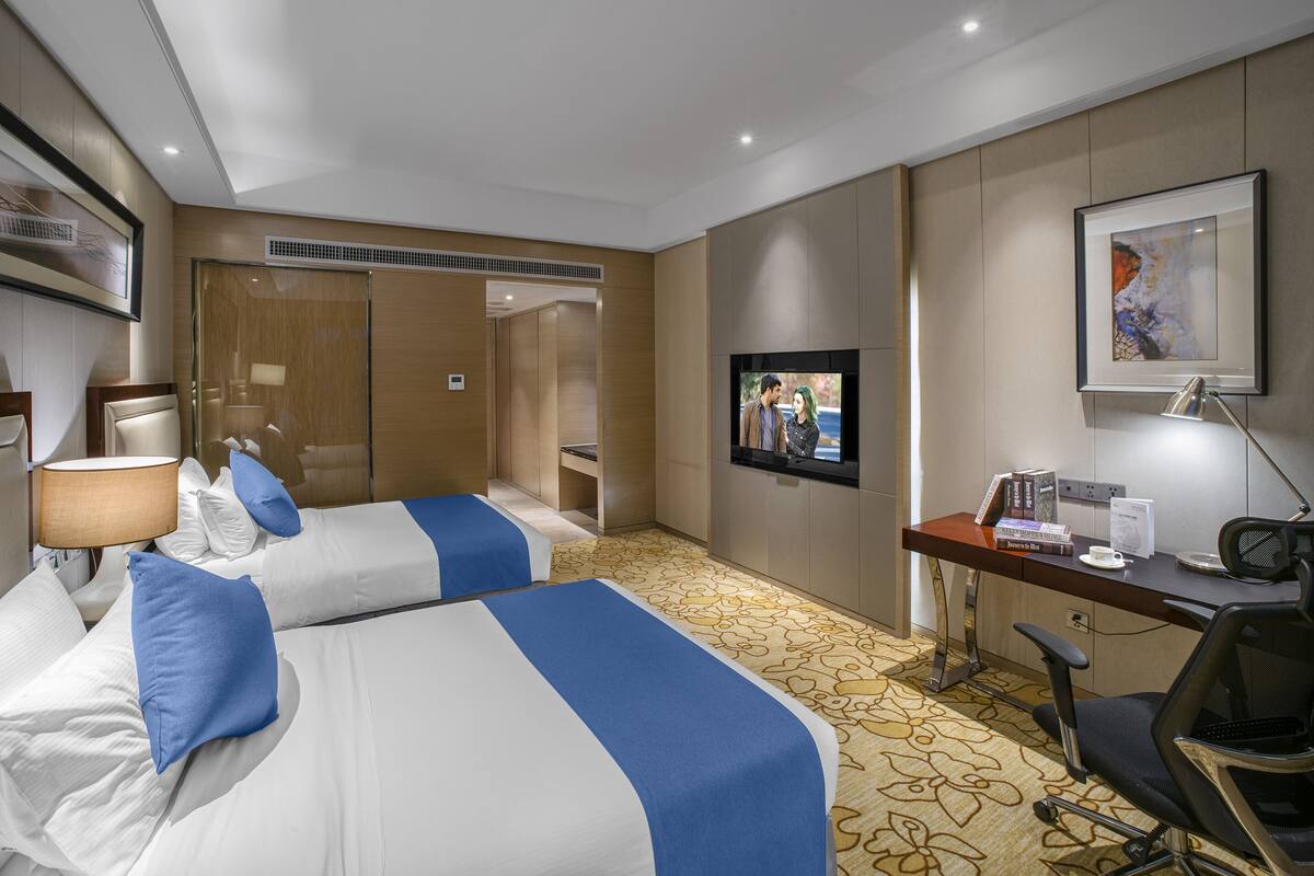 Business-Zimmer | 1 Schlafzimmer, Schreibtisch, Verdunkelungsvorhänge