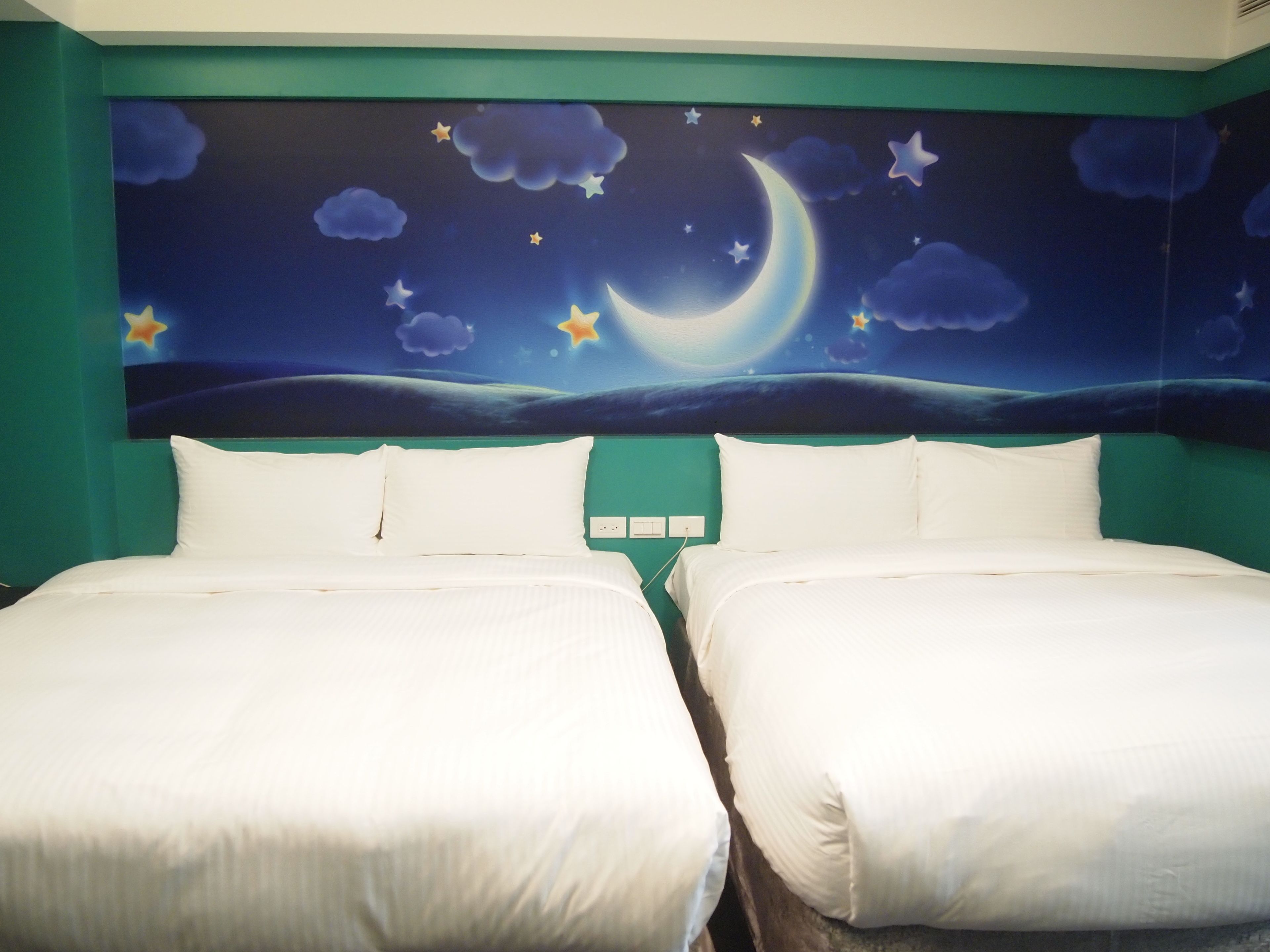 family quadruple room | in-room safe, individually decorated, desk, blackout curtains