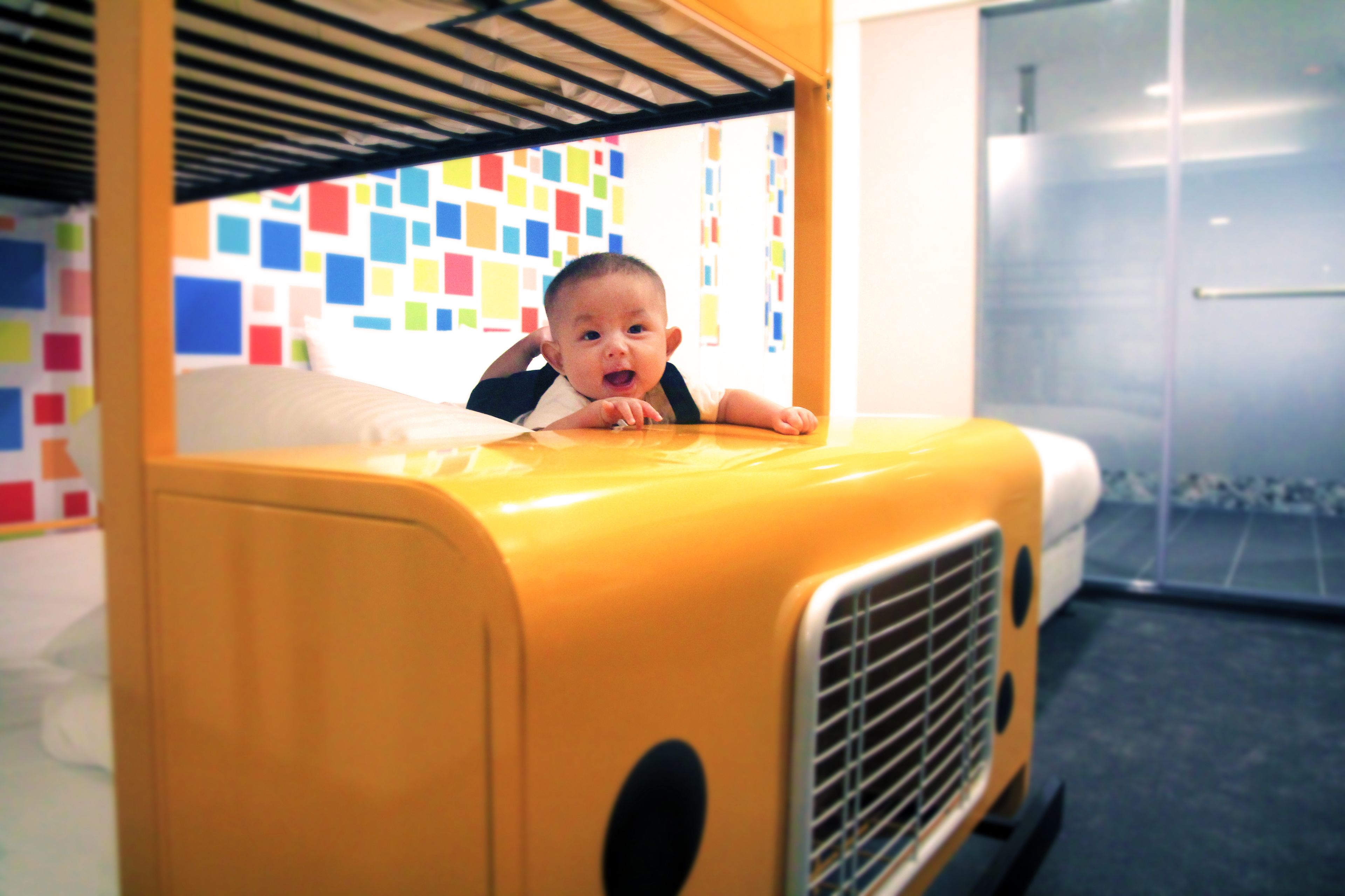 family triple room | in-room safe, individually decorated, desk, blackout curtains