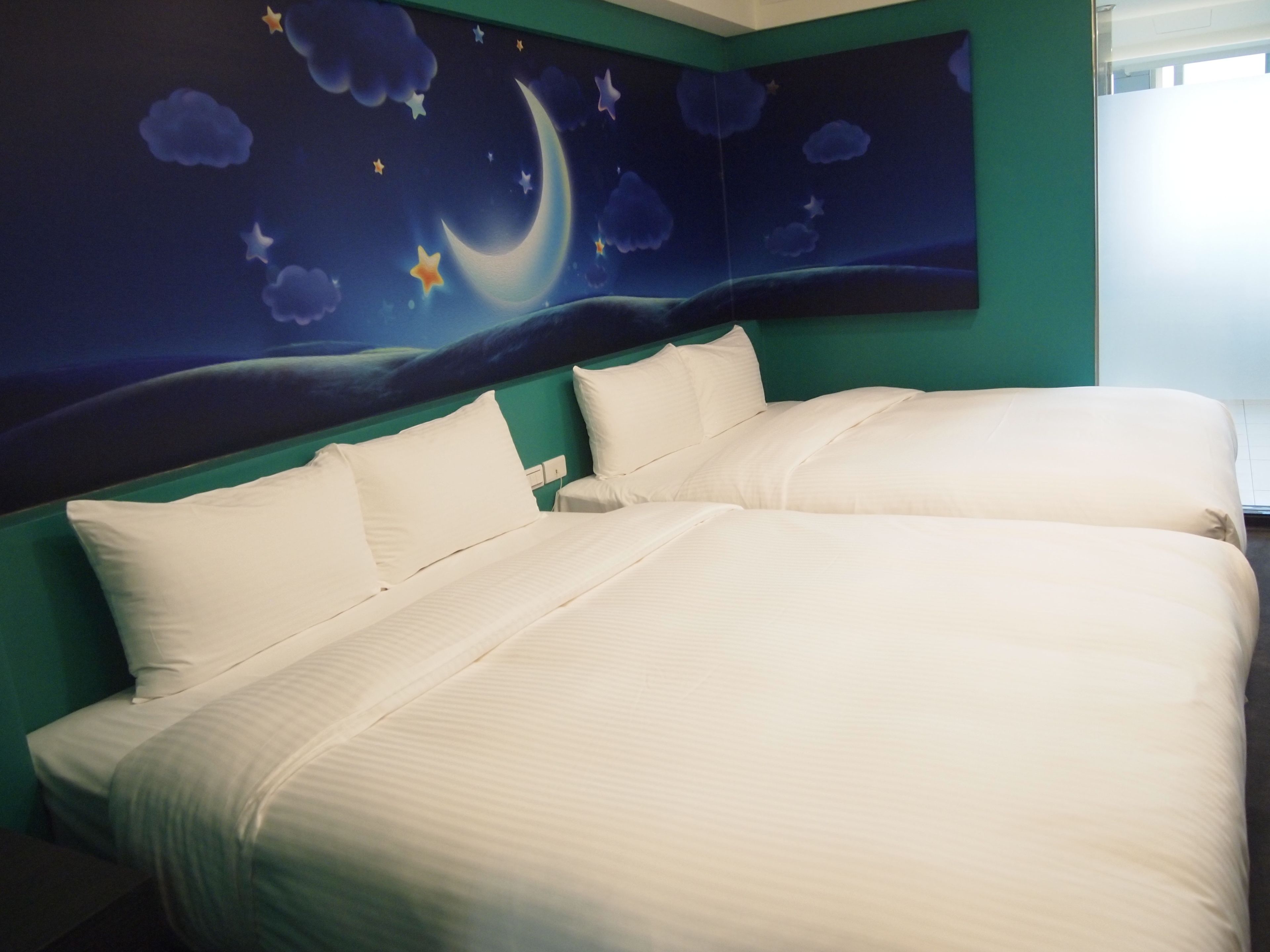 family quadruple room | in-room safe, individually decorated, desk, blackout curtains