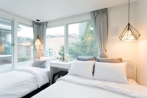 Deluxe-Zweibettzimmer (Foreigner Only) | Hochwertige Bettwaren, kostenloses WLAN, Bettwäsche