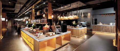 Päivittäinen buffetaamiainen (68 CNY per henkilö)