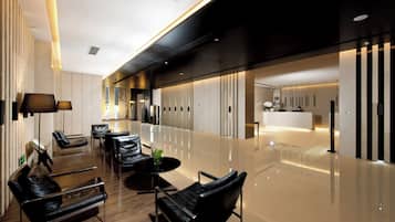 Sitteområde i lobbyen