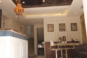 Interior entrance