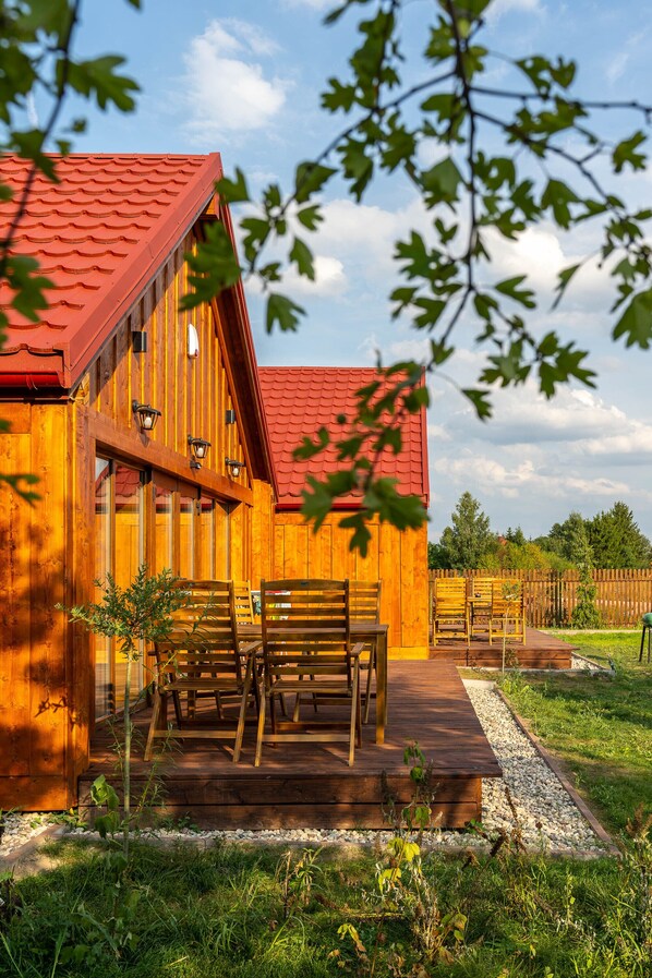 Superior Cabin | Terrace/patio - Ostoja Dwa Jeziora (Wegorzewo)