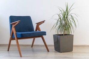 Apartment, 1 Bedroom | Living room | 43-inch LCD TV with satellite channels, TV