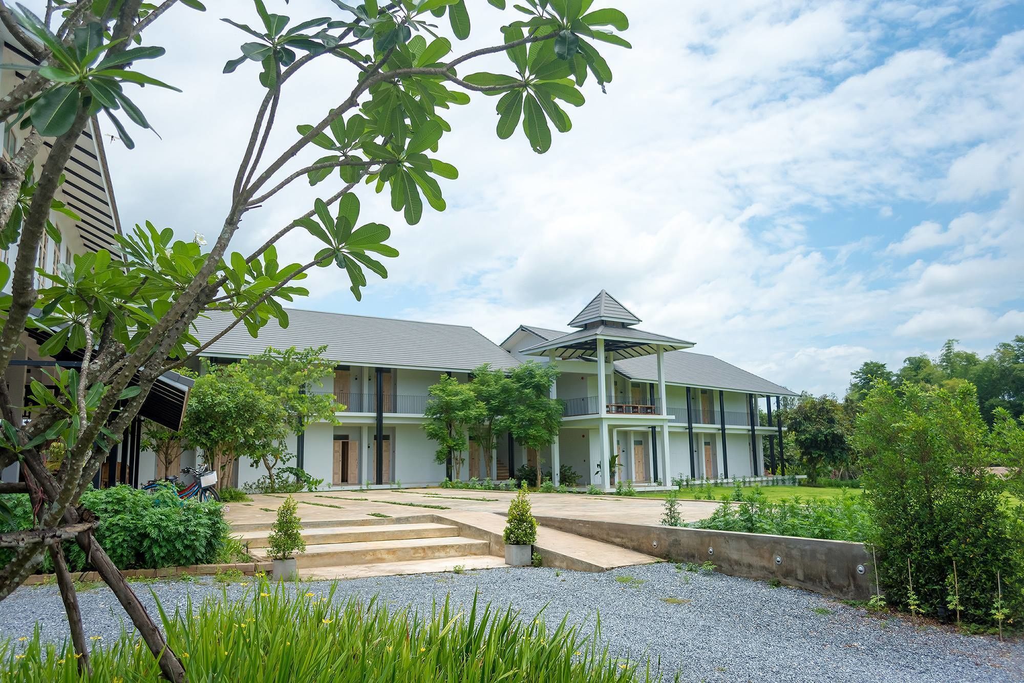 ด้านหน้าที่พัก