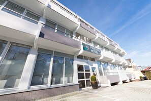 Voorkant van accommodatie