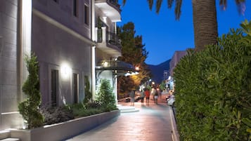 Front of property – evening/night